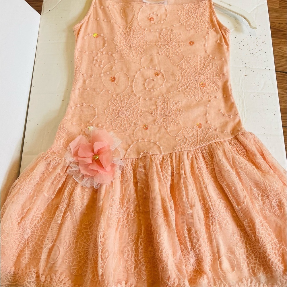 American Girl SHIMMER & LACE PARTY DRESS sandals barrette spring Easter no doll
